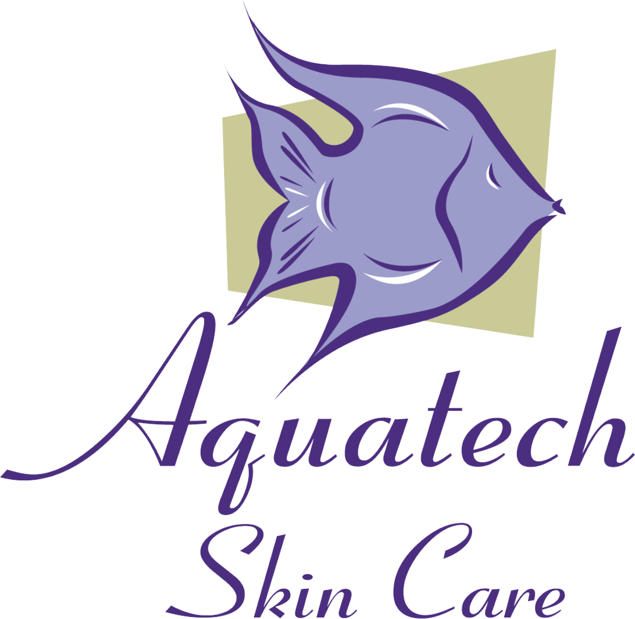 Aquatech Skincare Logo Stacked
